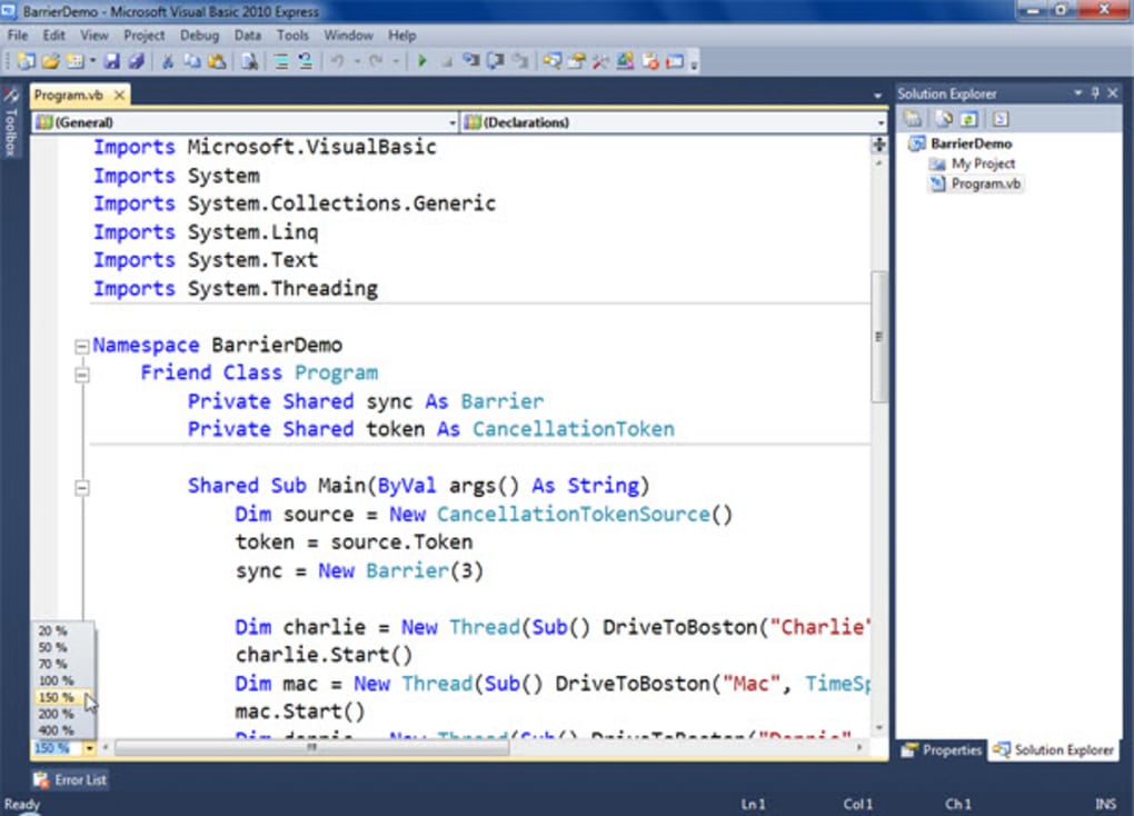 Visual Basic 2012 Download
